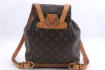 Authentic Louis Vuitton Monogram Montsouris MM Backpack M51136 LV 1341E Sale