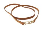 Authentic Louis Vuitton Leather Shoulder Strap Beige 47.2  LV 0176E Discount