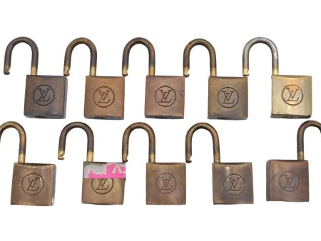 Authentic Louis Vuitton Padlock 10Set Old Model LV 5912D Fashion