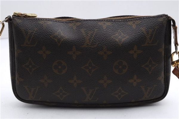 Authentic Louis Vuitton Monogram Pochette Accessoires Pouch M51980 LV 2826E Cheap