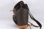 Authentic Louis Vuitton Monogram Montsouris GM Backpack M51135 LV 9739D For Cheap