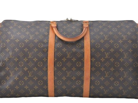 Authentic Louis Vuitton Monogram Keepall 60 Travel Boston Bag M41422 LV J1755 on Sale