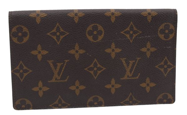 Authentic Louis Vuitton Monogram Vintage Cheques Card Case Purse LV 4639E Supply