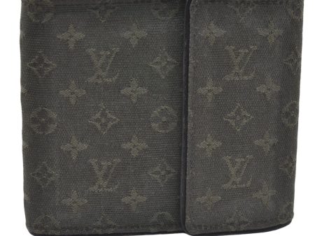 Louis Vuitton Monogram Mini Porte Billet Carte Credit Monnaie Wallet Green 7206D on Sale