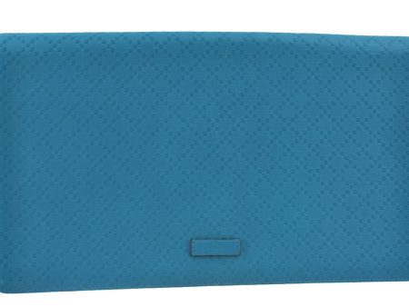 Auth GUCCI Diamante Clutch Hand Bag Document Case PVC Leather 354232 Blue J1791 For Discount