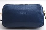 Authentic MIU MIU Leather Hand Pouch Purse 5ARH02 Blue Box 5412E Online Hot Sale