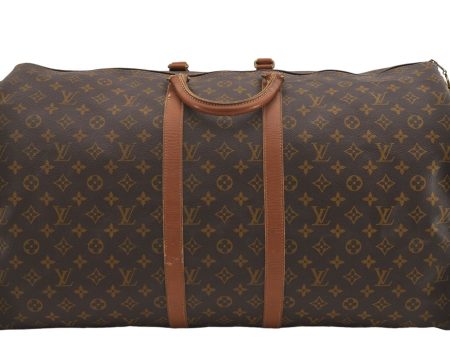 Authentic Louis Vuitton Monogram Keepall 60 Travel Boston Bag USA Model LV 2748E Online now