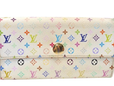 Auth Louis Vuitton Monogram Multicolor Portefeuille Sarah Wallet M93532 LV J2093 Online Sale