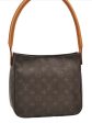 Authentic Louis Vuitton Monogram Looping MM Shoulder Bag M51146 LV 5453E For Cheap