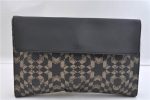 Authentic GUCCI GG Caleido Clutch Hand Bag PVC Leather 406725 Black 2275F on Sale