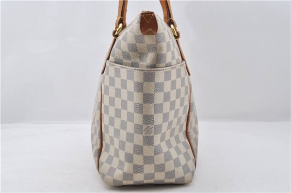 Authentic Louis Vuitton Damier Azur Totally MM Tote Bag N51262 LV 6899E Discount