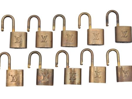 Authentic Louis Vuitton Padlock Gold 10Set LV 5134D on Sale