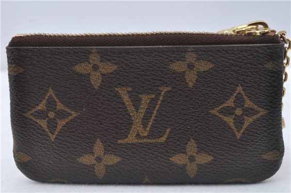 Authentic Louis Vuitton Monogram Pochette Cles Coin Case M62650 LV G7030 Online now