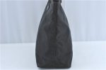 Authentic PRADA Nylon Leather Shoulder Hand Tote Bag Black H6613 For Discount