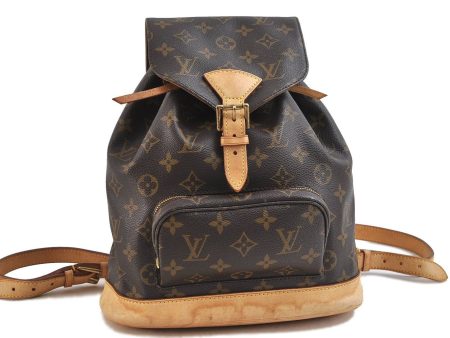 Authentic Louis Vuitton Monogram Montsouris MM Backpack M51136 LV 9428C Online Hot Sale