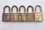 Authentic Louis Vuitton Padlock 10Set Old Model LV 5912D Fashion