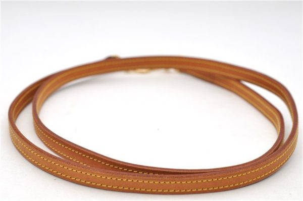 Authentic Louis Vuitton Leather Shoulder Strap Beige 47.2  LV 4556D Sale