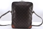 Authentic Louis Vuitton Monogram Danube 28 Shoulder Cross Body Bag LV 1415E Fashion