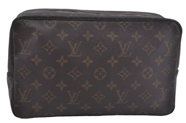 Authentic Louis Vuitton Monogram Trousse Toilette 28 Clutch Bag M47522 LV J2792 For Discount