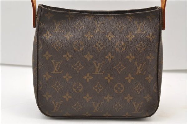 Authentic Louis Vuitton Monogram Looping MM Shoulder Bag M51146 LV 5453E For Cheap