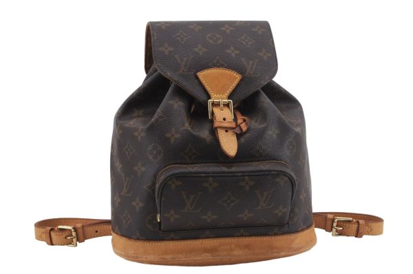 Authentic Louis Vuitton Monogram Montsouris MM Backpack M51136 LV 9985D Online