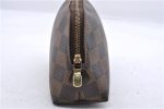 Authentic Louis Vuitton Damier Pochette Cosmetic Pouch Purse N47516 LV 9230C Fashion