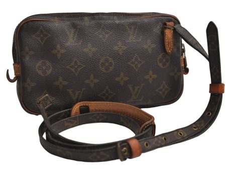 Auth Louis Vuitton Monogram Marly Bandouliere Shoulder Bag M51828 LV Junk 2914E Discount