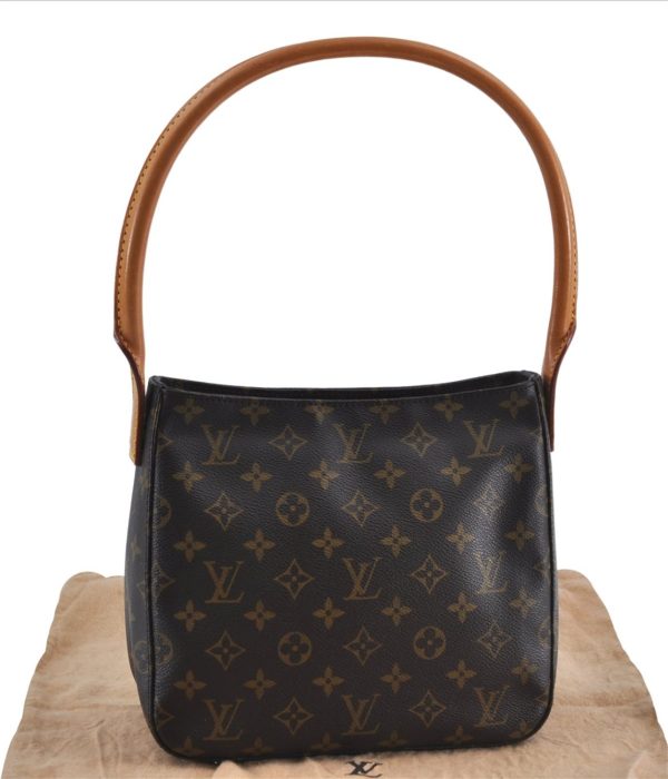 Authentic Louis Vuitton Monogram Looping MM Shoulder Bag M51146 LV J4301 Online Sale