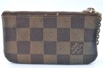 Authentic Louis Vuitton Damier Pochette Cles Coin Case Purse N62658 LV J0739 on Sale