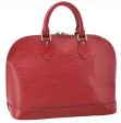 Authentic Louis Vuitton Epi Alma PM Hand Bag Red M52147 LV 5428E Online Hot Sale