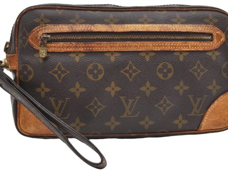 Auth Louis Vuitton Monogram Marly Dragonne GM Clutch Hand Bag M51825 Junk 2839E For Discount