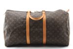 Authentic Louis Vuitton Monogram Keepall 55 Travel Boston Bag M41424 LV 2143F on Sale