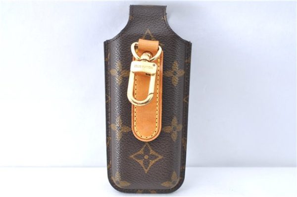 Authentic Louis Vuitton Monogram Etui TelePhone International PM M63064 LV J1415 For Cheap