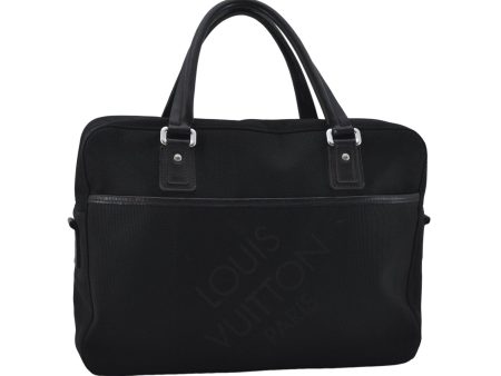 Auth Louis Vuitton Damier Geant Yack 2Way Business Hand Bag M93082 Black 8941D For Discount