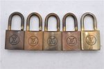 Authentic Louis Vuitton Padlock 10Set Old Model LV 5912D Fashion