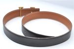 Authentic HERMES Constance Ladies Leather Belt Size 70cm 27.6  Black J1623 Hot on Sale