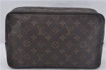 Authentic Louis Vuitton Monogram Trousse Toilette 28 Clutch Bag M47522 LV J2792 For Discount