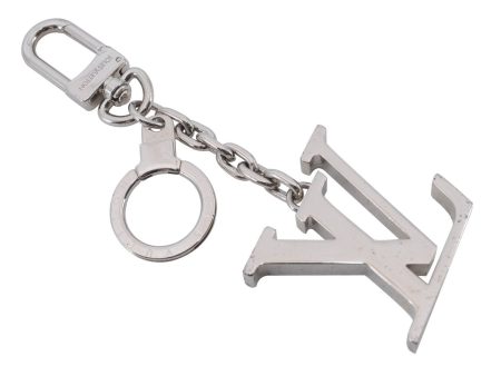 Authentic Louis Vuitton Porte Cles Initial Charm Key Ring Silver M65071 LV 8806C Online