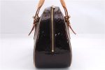 Auth Louis Vuitton Vernis Summit Drive Shoulder Hand Bag M93516 Purple 6896E Cheap