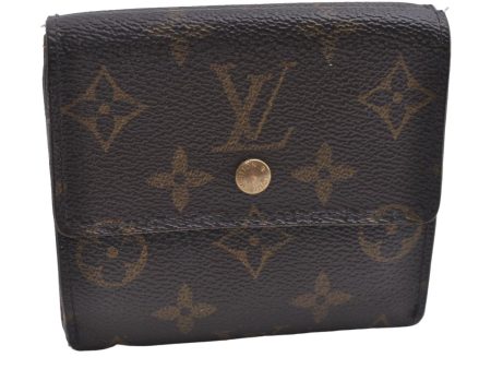 Auth Louis Vuitton Monogram Porte Monnaie Billet Carte Credit M61652 LV 4857D on Sale