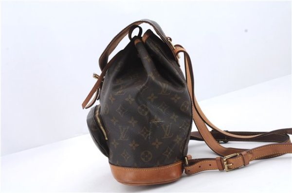 Authentic Louis Vuitton Monogram Montsouris MM Backpack M51136 LV 9297C Online now