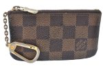 Authentic Louis Vuitton Damier Pochette Cles Coin Case Purse N62658 LV J0739 on Sale