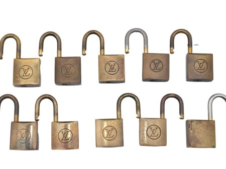 Authentic Louis Vuitton Padlock 10Set Old Model LV 5130D Cheap