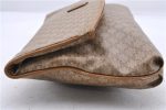 Authentic CELINE Macadam Blason Pattern Clutch Bag Purse PVC Leather Beige 9039C Cheap