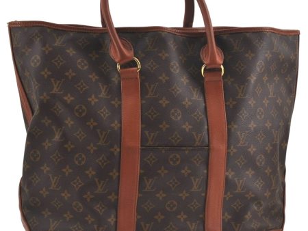 Auth Louis Vuitton Monogram Sac Weekend GM Vintage Tote Hand Bag M42420 LV 6024D Supply