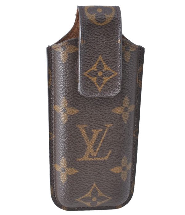 Authentic Louis Vuitton Monogram Etui TelePhone International PM M63064 LV J1415 For Cheap