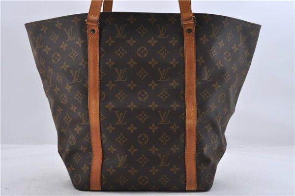 Authentic Louis Vuitton Monogram Sac Shopping PM Tote Bag M51108 LV 5954D For Sale