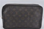 Authentic Louis Vuitton Monogram Trousse Toilette 28 Clutch Bag M47522 LV J2792 For Discount