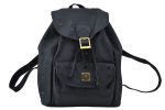 Authentic MCM PVC Leather Backpack Black G1224 Online