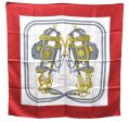 Authentic HERMES Carre 90 Scarf  BRIDES de GALA par  Silk Red 5389E For Discount